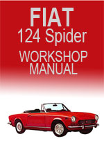 Fiat 124 Spider 1975-1982 Workshop Repair Manual