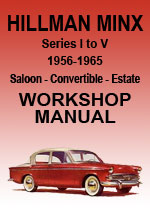 Hillman Minx Series 1-5 Workshop Repair Manual