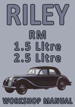 Riley RM Workshop Repair Manual 1945-1955