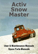 Aktiv Snow Master Workshop Repair Manual, User Manual and Spare PArts Manual