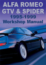 Alfa Romeo Spider and GTV 1995-1999 Workshop Manual