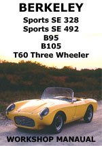 Berkeley Sports SE 328, Sports SE 492, B95, B105, T60 Three Wheeler