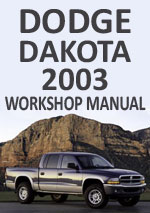 Dodge Dakota 2003 Workshop Repair Manual