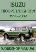 Isuzu Trooper and Bighorn 1998-2002 Workshop Service Repair Manual Download PDF