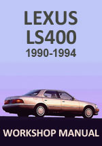 Lexus LS400 1990-1994 Workshop Service repair Manual Download PDF