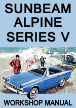 Sunbeam Alpine Series V 1965-1968 Workshop Service Repair Manual Download pdf